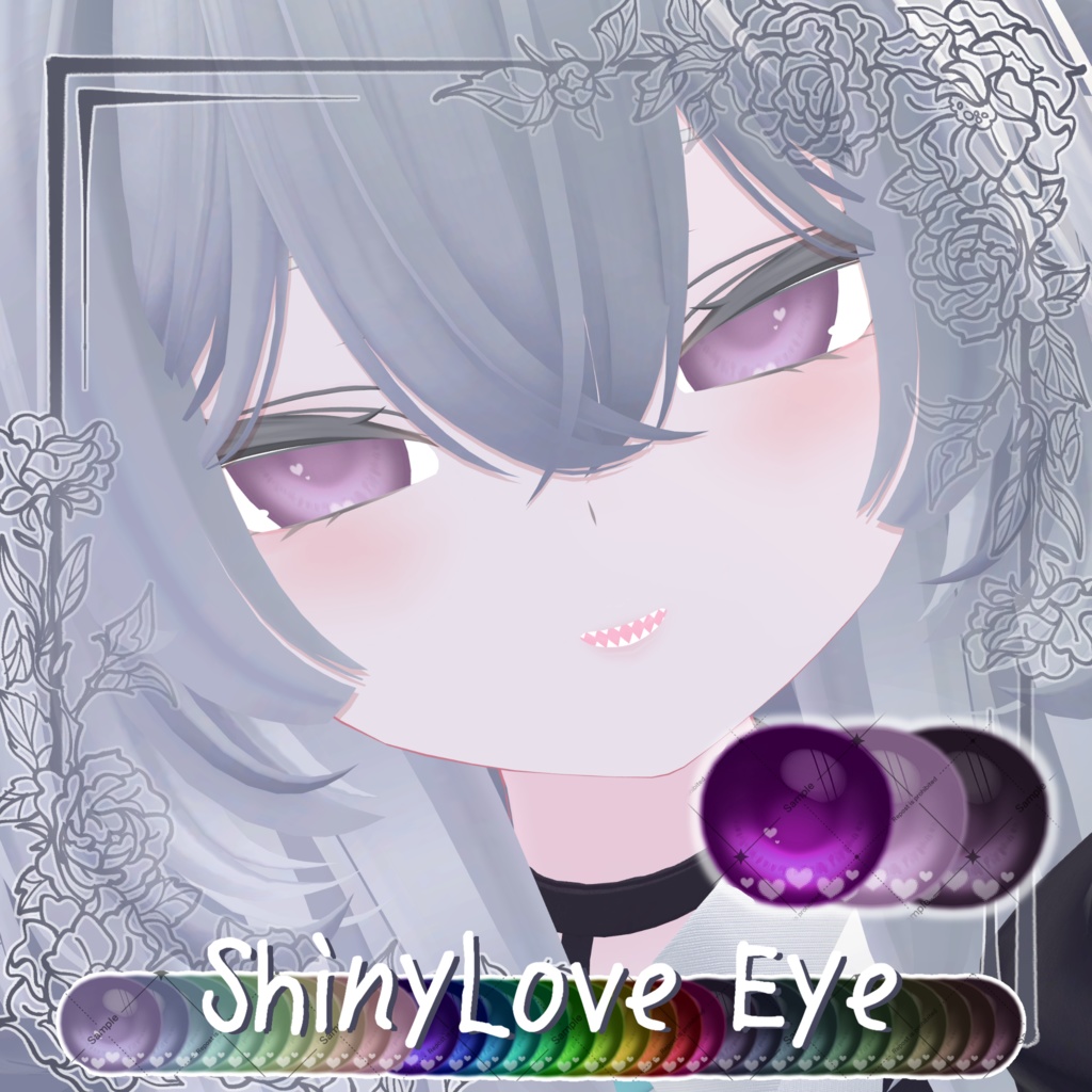 【クマリ対応!】36 Color🤍らぶつやEyeTexture【20 Avatar】