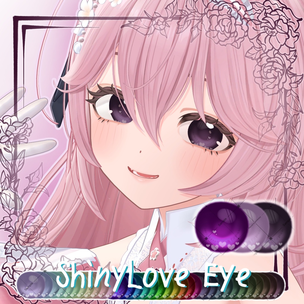 【クマリ対応!】36 Color🤍らぶつやEyeTexture【20 Avatar】