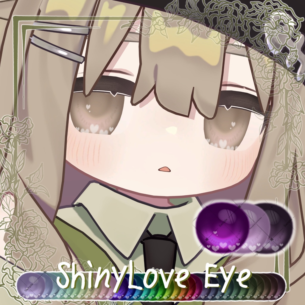 【クマリ対応!】36 Color🤍らぶつやEyeTexture【20 Avatar】