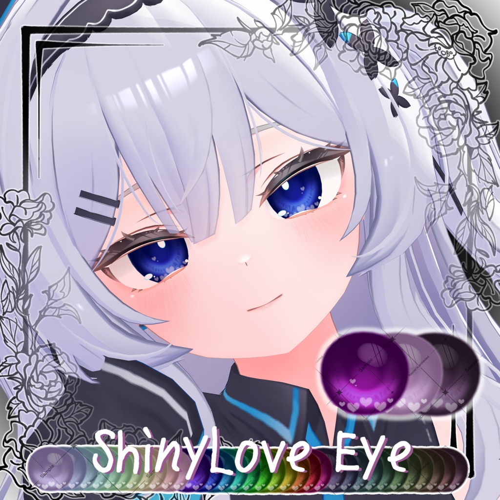 【クマリ対応!】36 Color🤍らぶつやEyeTexture【20 Avatar】