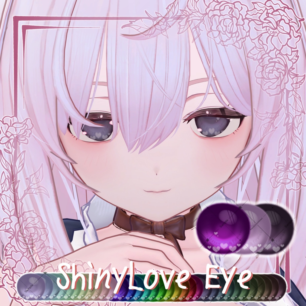 【クマリ対応!】36 Color🤍らぶつやEyeTexture【20 Avatar】