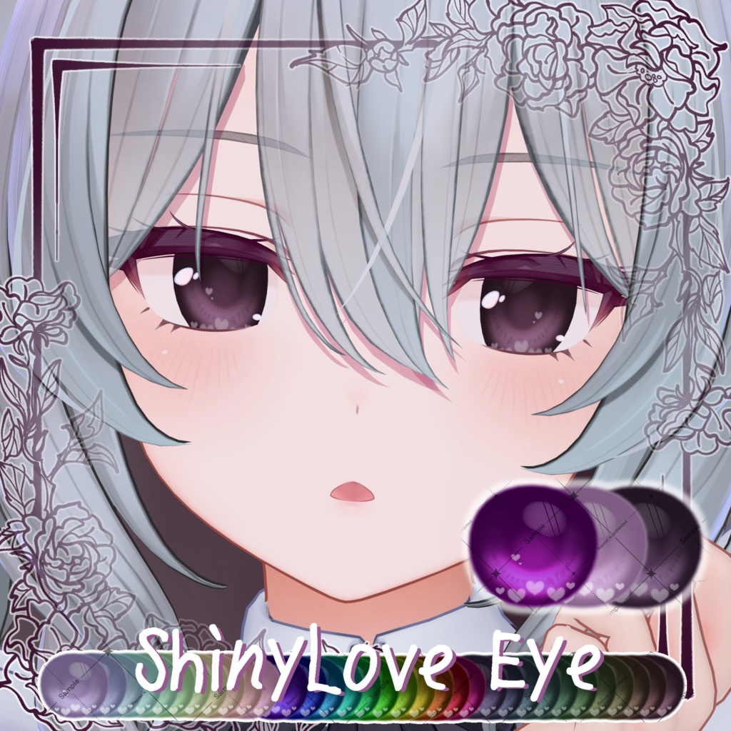 【クマリ対応!】36 Color🤍らぶつやEyeTexture【20 Avatar】