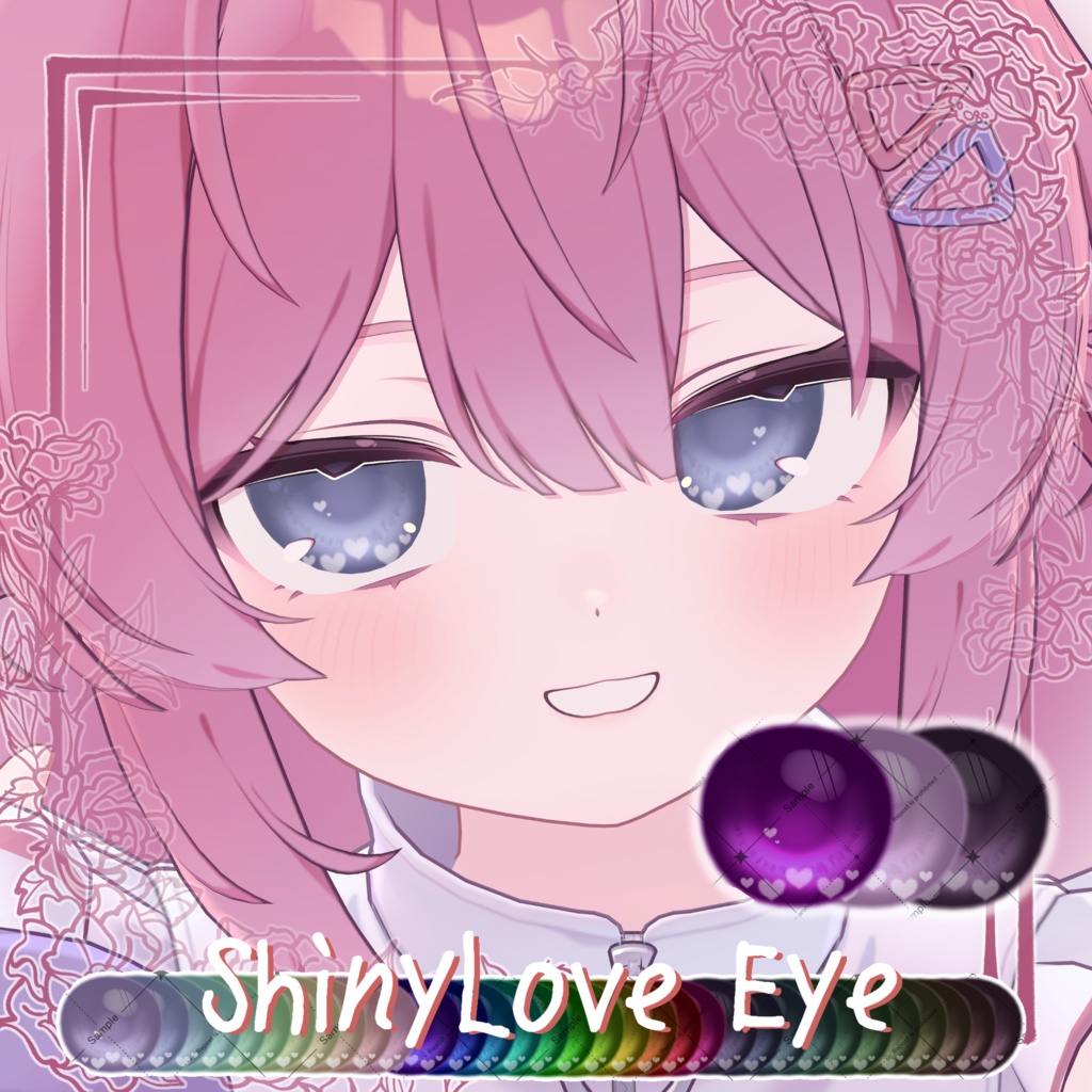 【クマリ対応!】36 Color🤍らぶつやEyeTexture【20 Avatar】