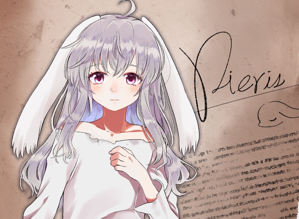 【VRoid / VRM model】ピエリス -Pieris- 【無料配布】