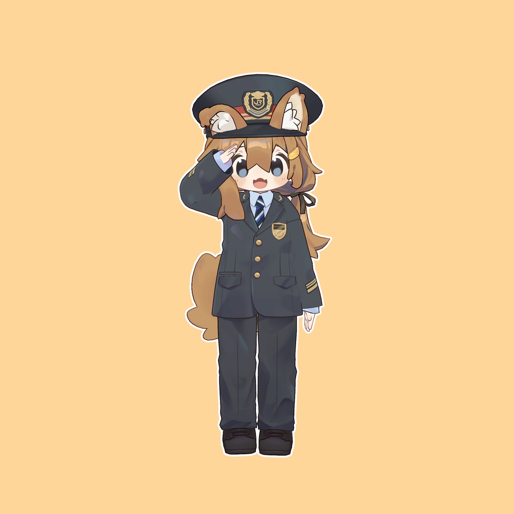 【バーチャル広島駅 2.u】 JR西日本 制帽・制服セット