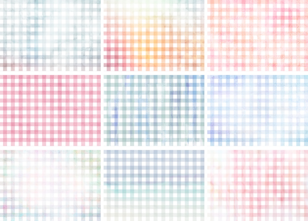 ギンガムチェック（A4サイズ）