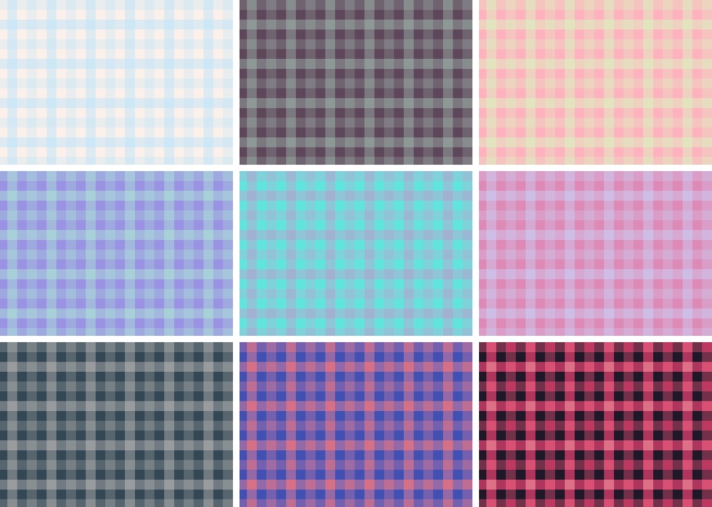 ギンガムチェック素材（A4サイズ）