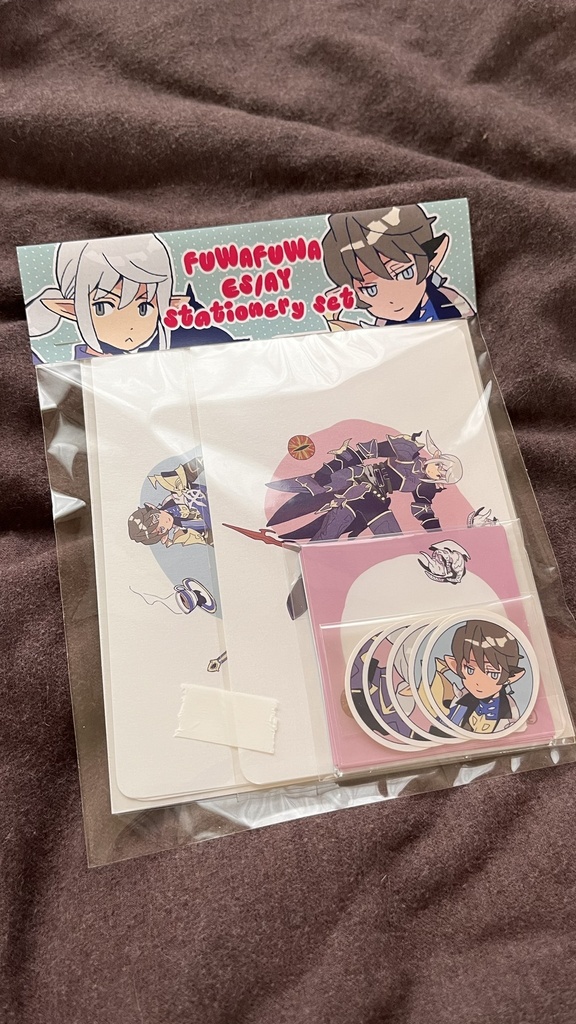 ふわふわにゃん&めりステーショナリーセット