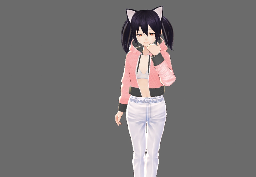 Unzipped Cropped Hoodie
