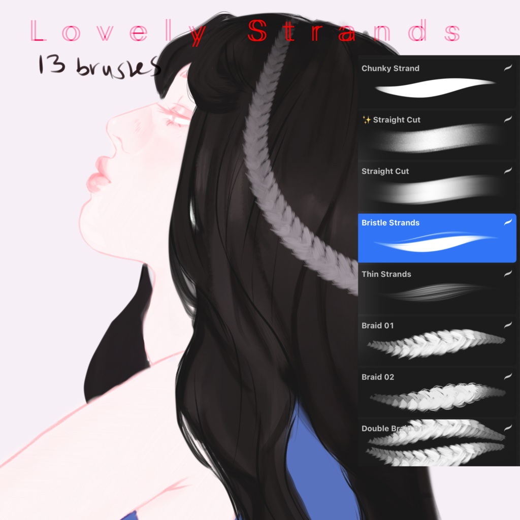 Lovely strands brushes