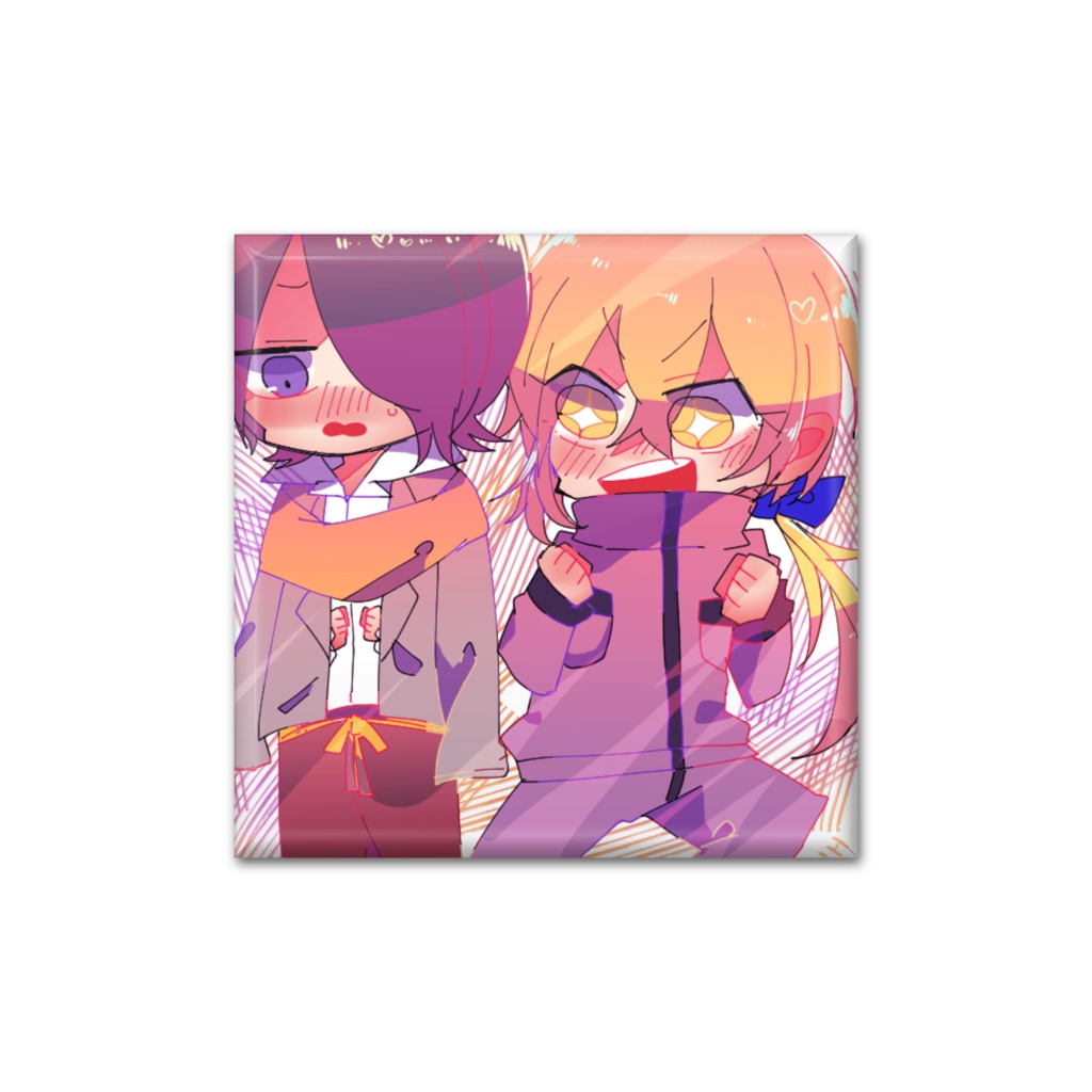 ArS衣装交換スクエアバッジ(輝&アキヲ)