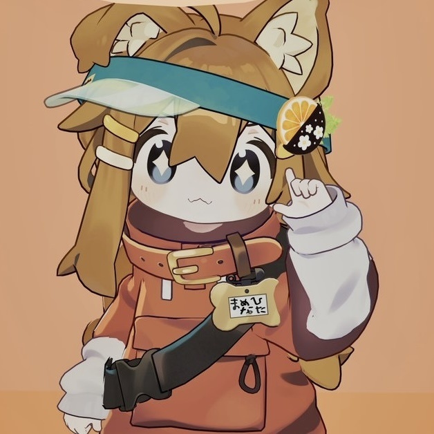 オレンジ&ハートチョコのヘアピン