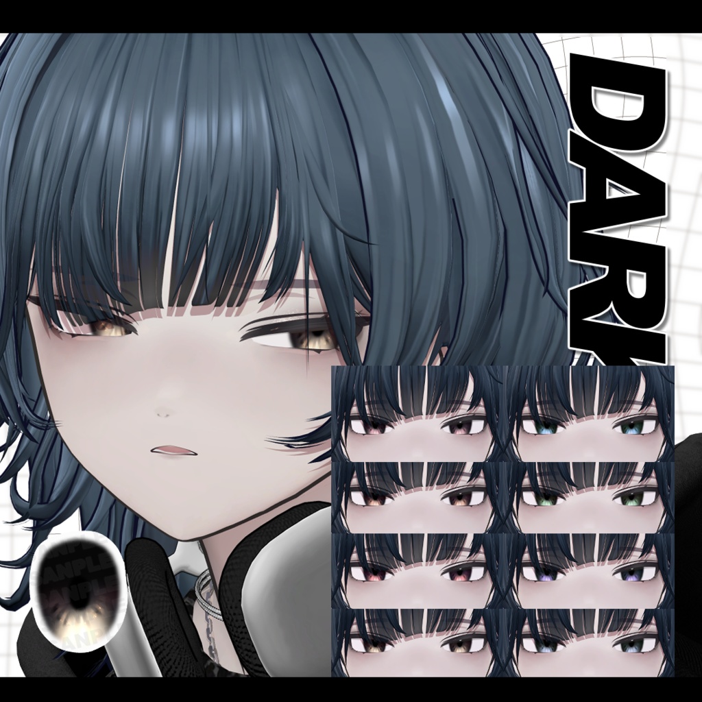 【Menno対応】mT03 Makeup texture +Eye texture