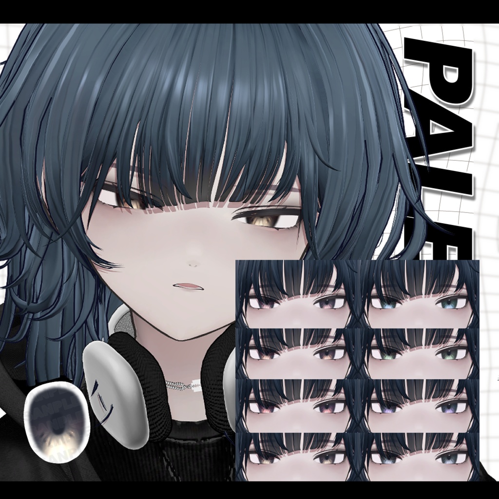 【Menno対応】mT03 Makeup texture +Eye texture