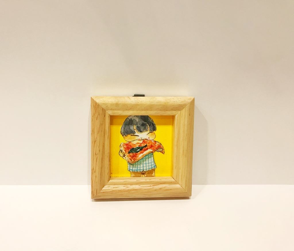 かぶりつく(ミニ原画)