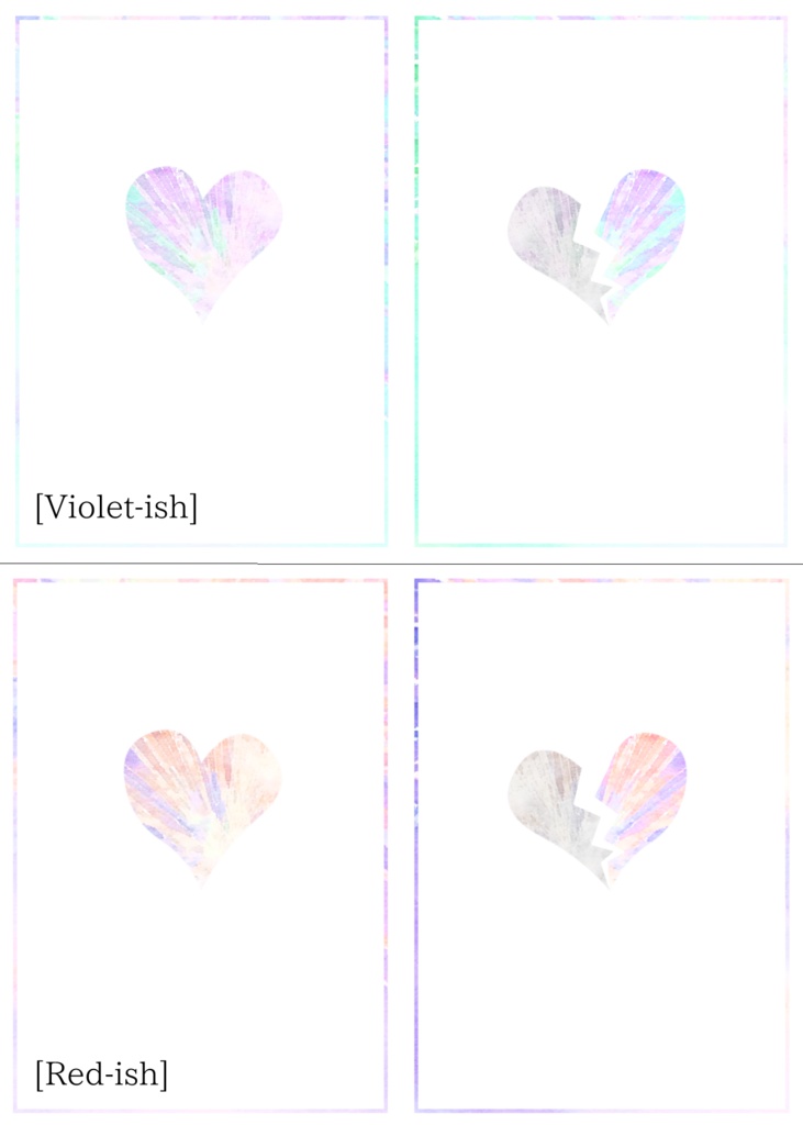 同人誌表紙素材【ハート】