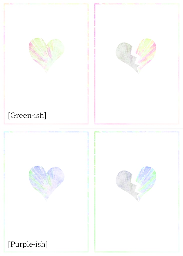 同人誌表紙素材【ハート】