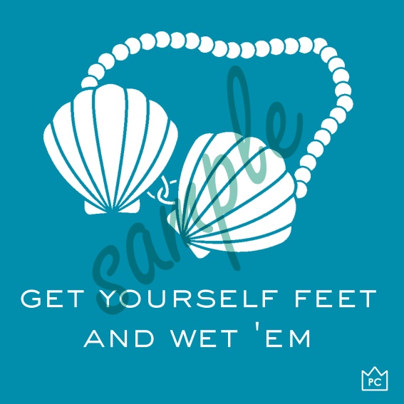 get yourself feet and wet 'emパーカー【人魚姫】