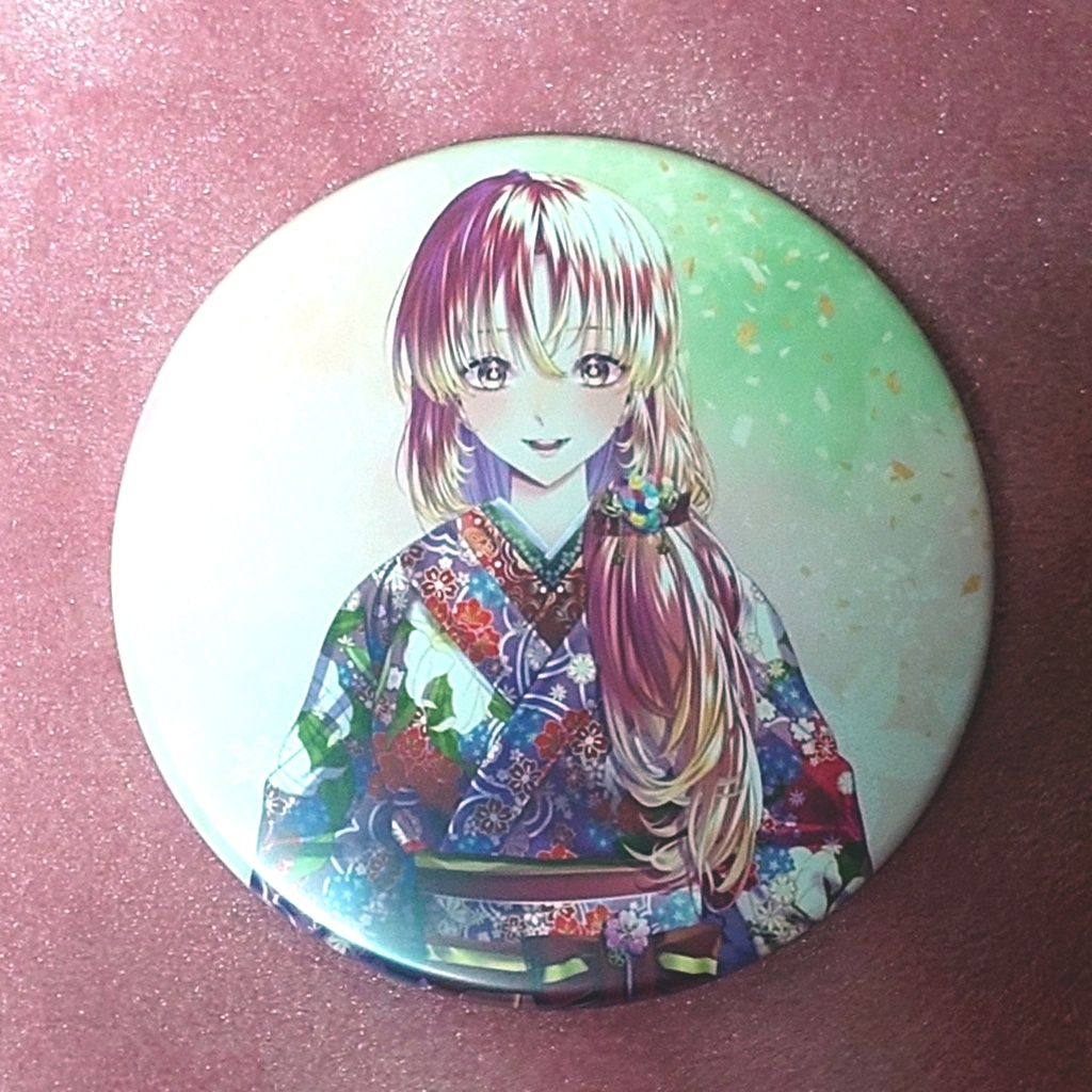 誕生日記念！リニューアル衣装サイドテール鈴乃・ビッグ缶バッジ(マット加工)