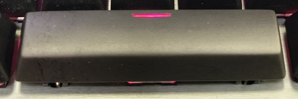 ロジクール　G512用　スペースキー3.75U　ブラック