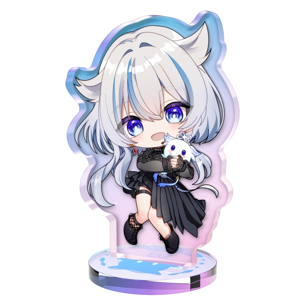 風海ルツネ アクリルフィギュア【ミニキャラ】オーロラ仕様