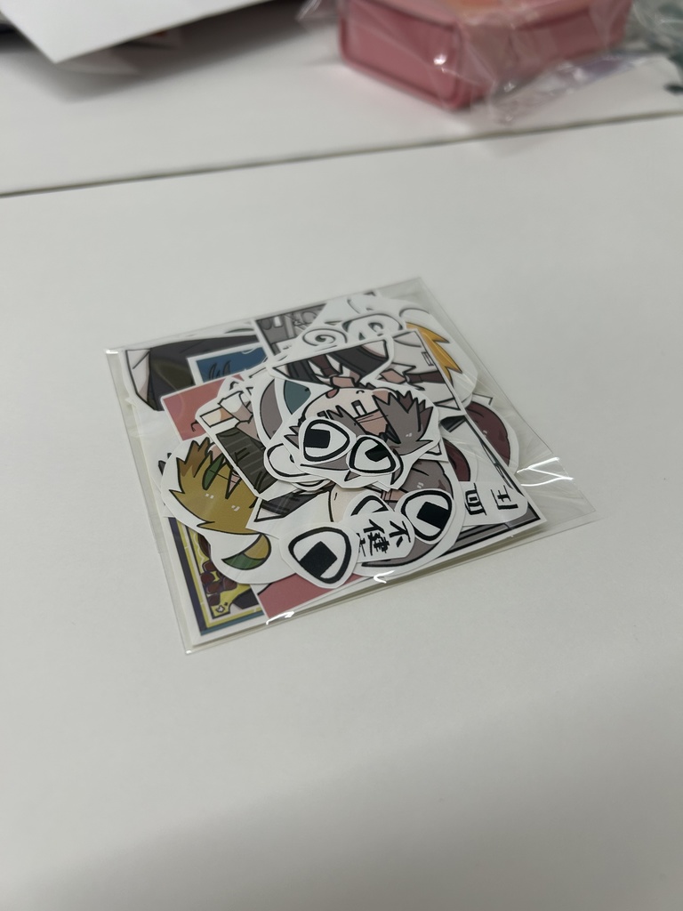 やまもりダイカットステッカーセット・その2