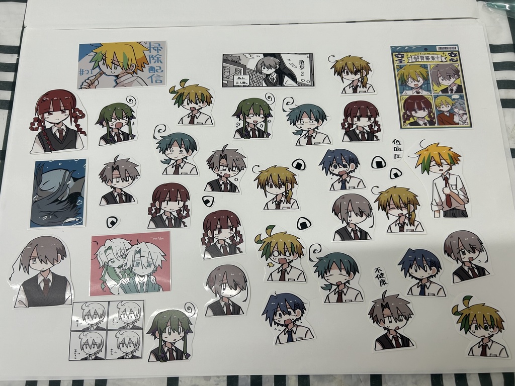 やまもりダイカットステッカーセット・その2