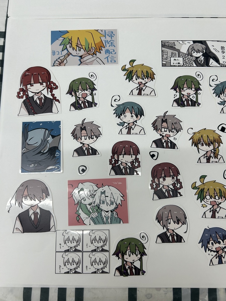 やまもりダイカットステッカーセット・その2