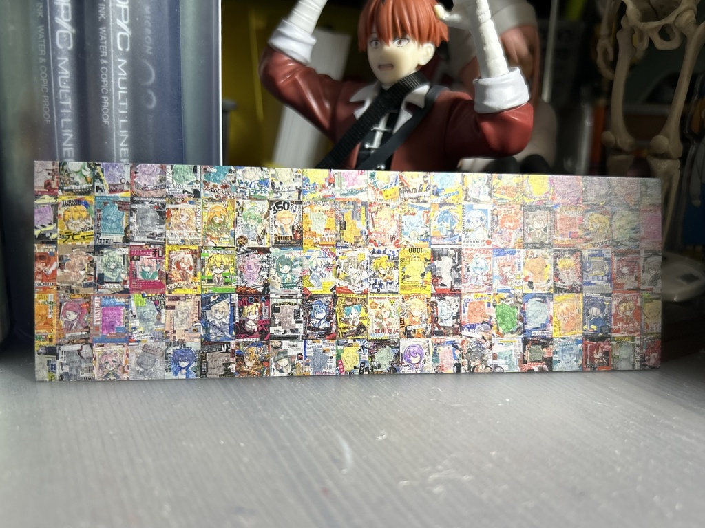 【※単品】卒制ミニチュアしおり(裏面バズーカ付き)