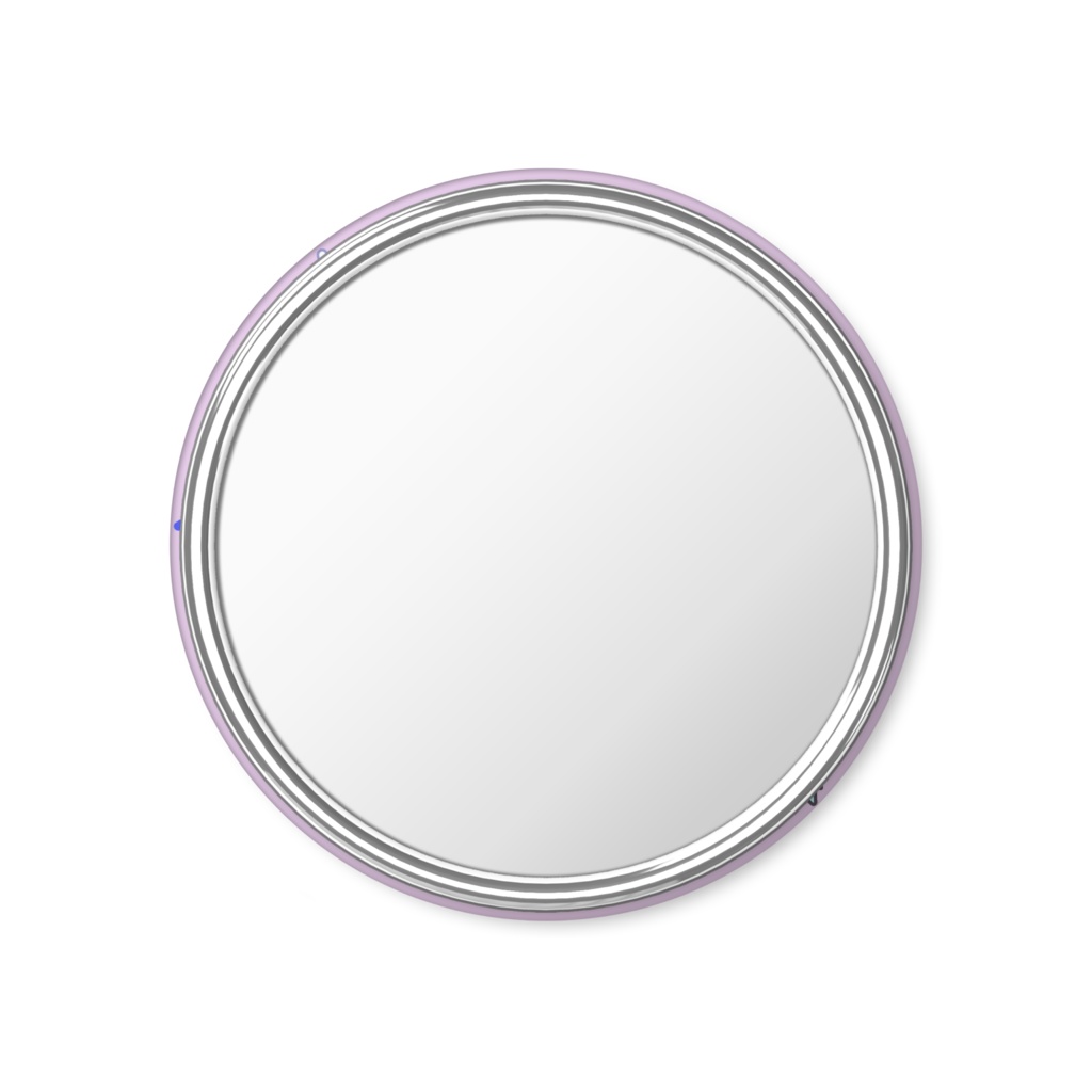 ラックさん 「何してるの?」缶ミラー