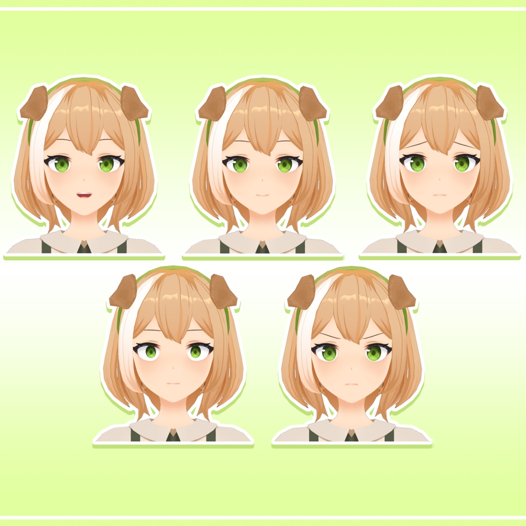 オリジナル3Dモデル「ひな」Hina