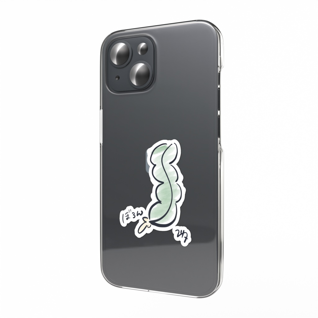 ぼろろんわかめくんスマホステッカー