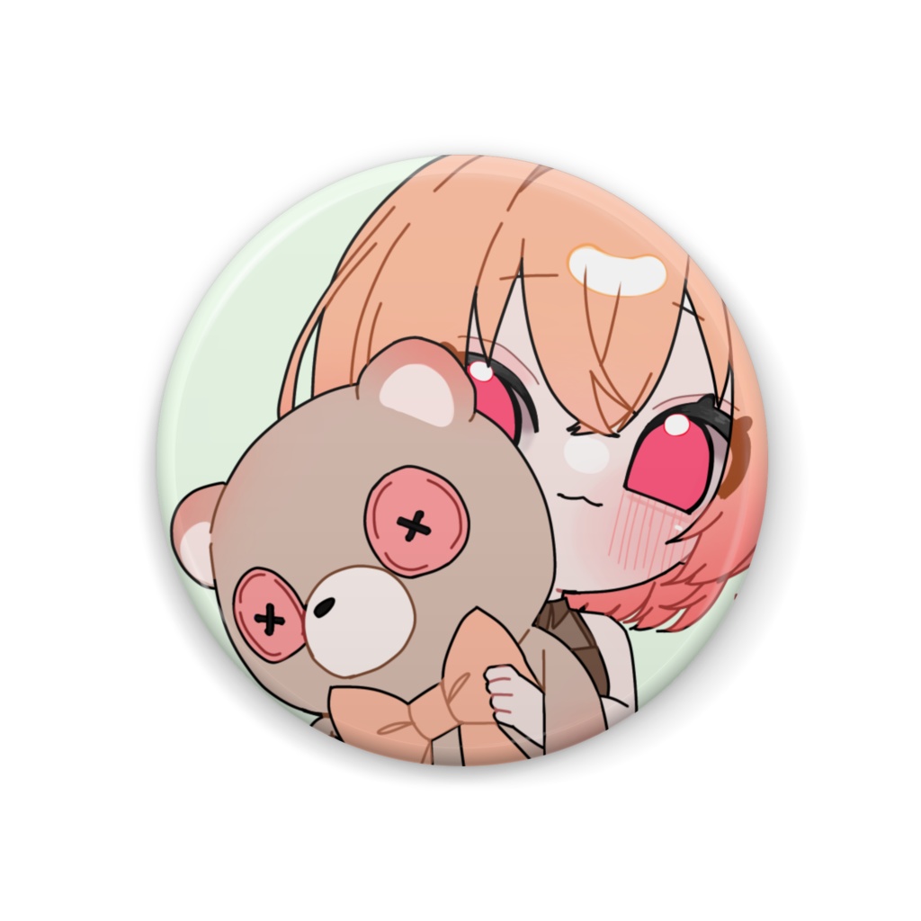 缶バッジ（テディベア）