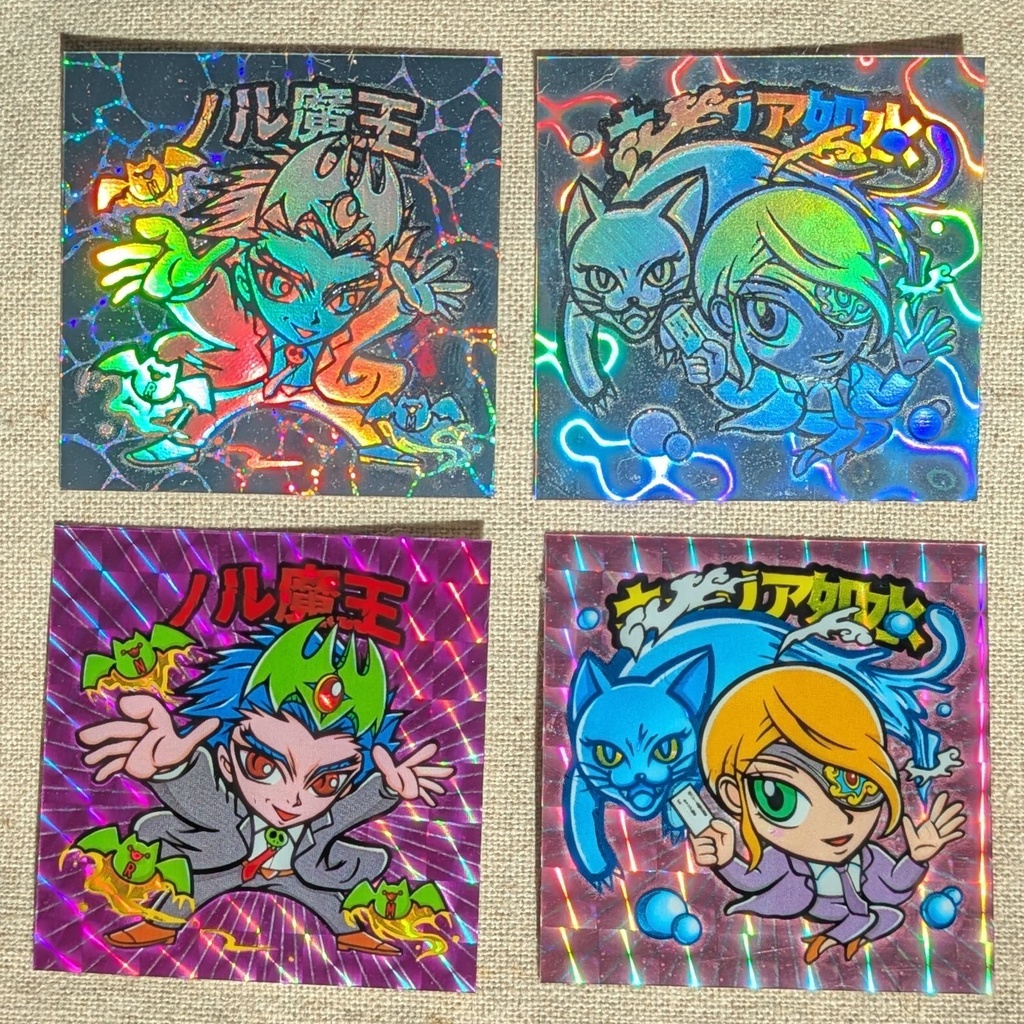 【多重箔＆プリズム４枚セット】キャリア如水＆ノル魔王