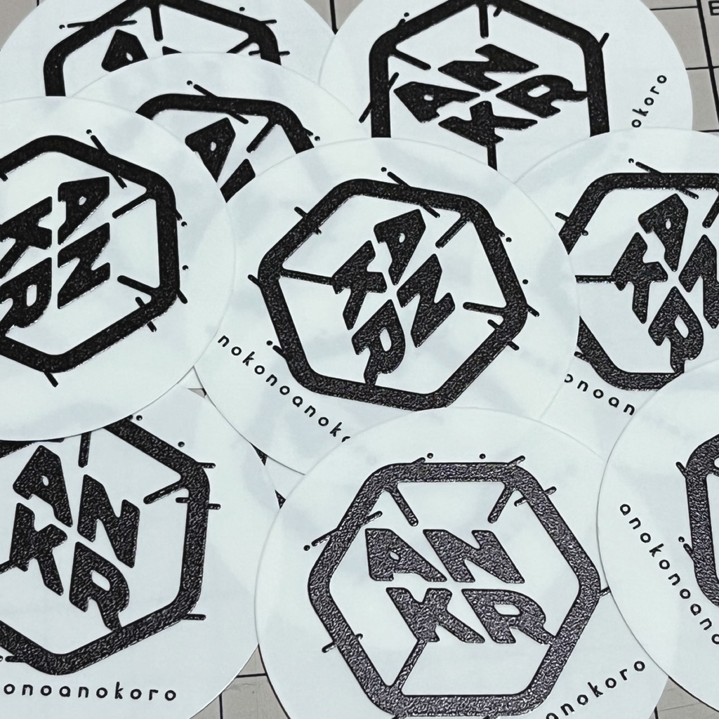 あのこのあのころロゴステッカー