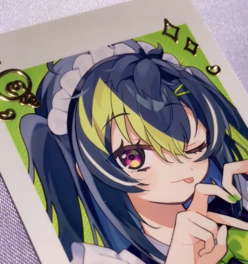 西女体化メイドチェキ風カード