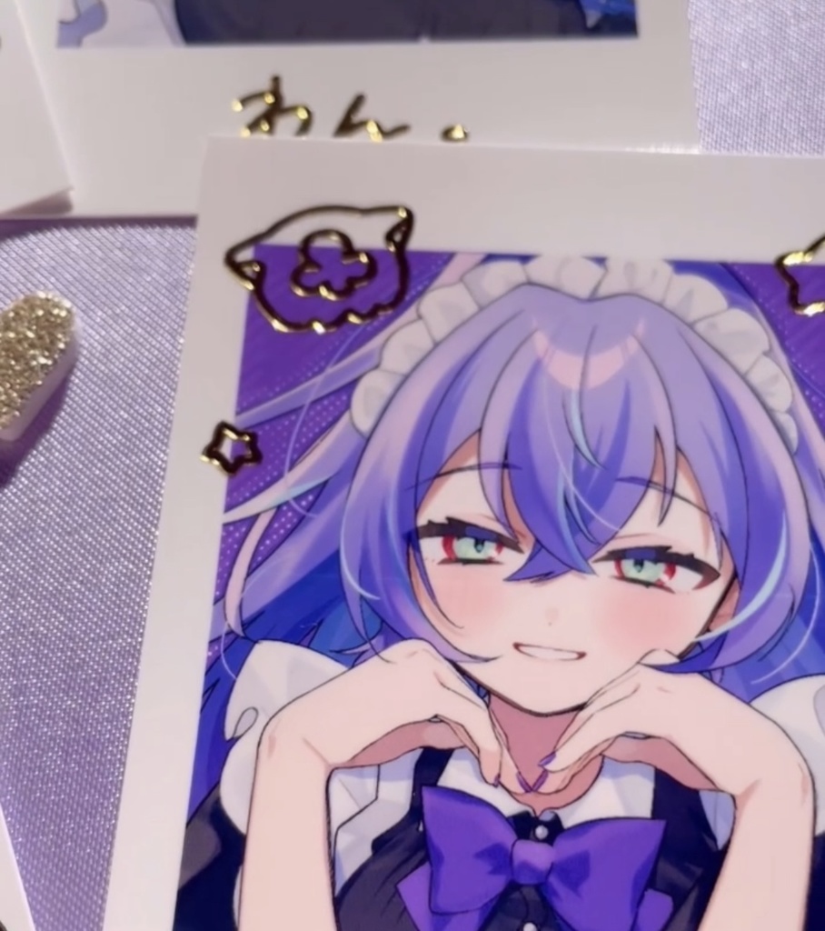 西女体化メイドチェキ風カード