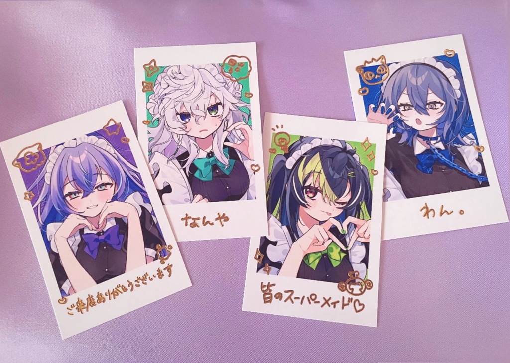 西女体化メイドチェキ風カード