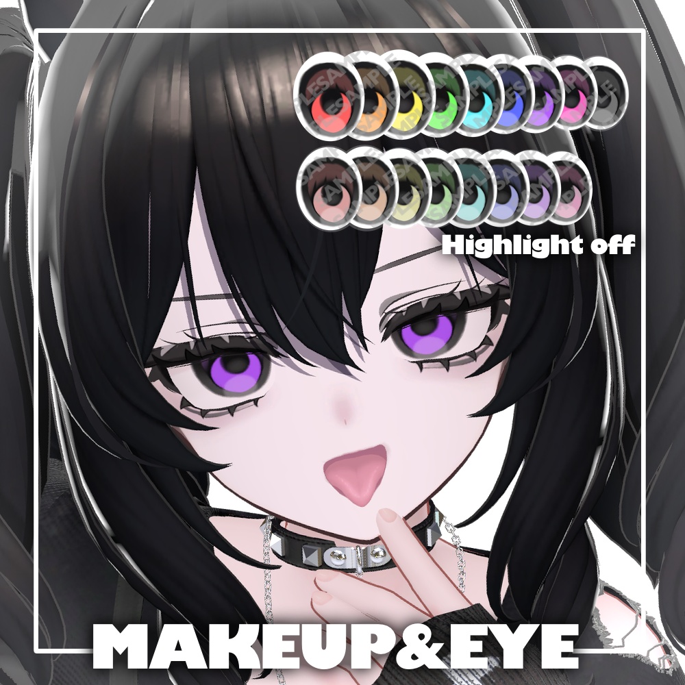【Milltina/ミルティナ】Subcul Dark Makeup&Eye🖤【17color】