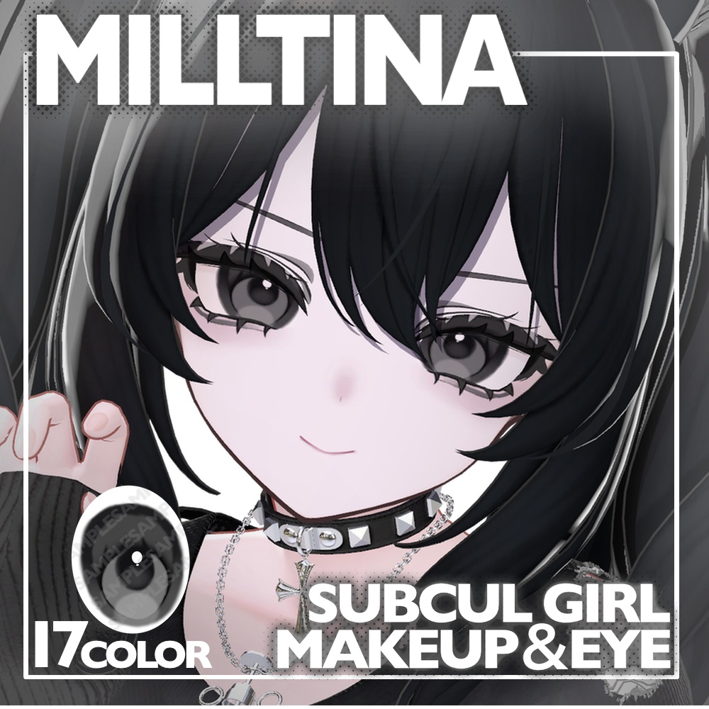 【Milltina/ミルティナ】Subcul Dark Makeup&Eye🖤【17color】