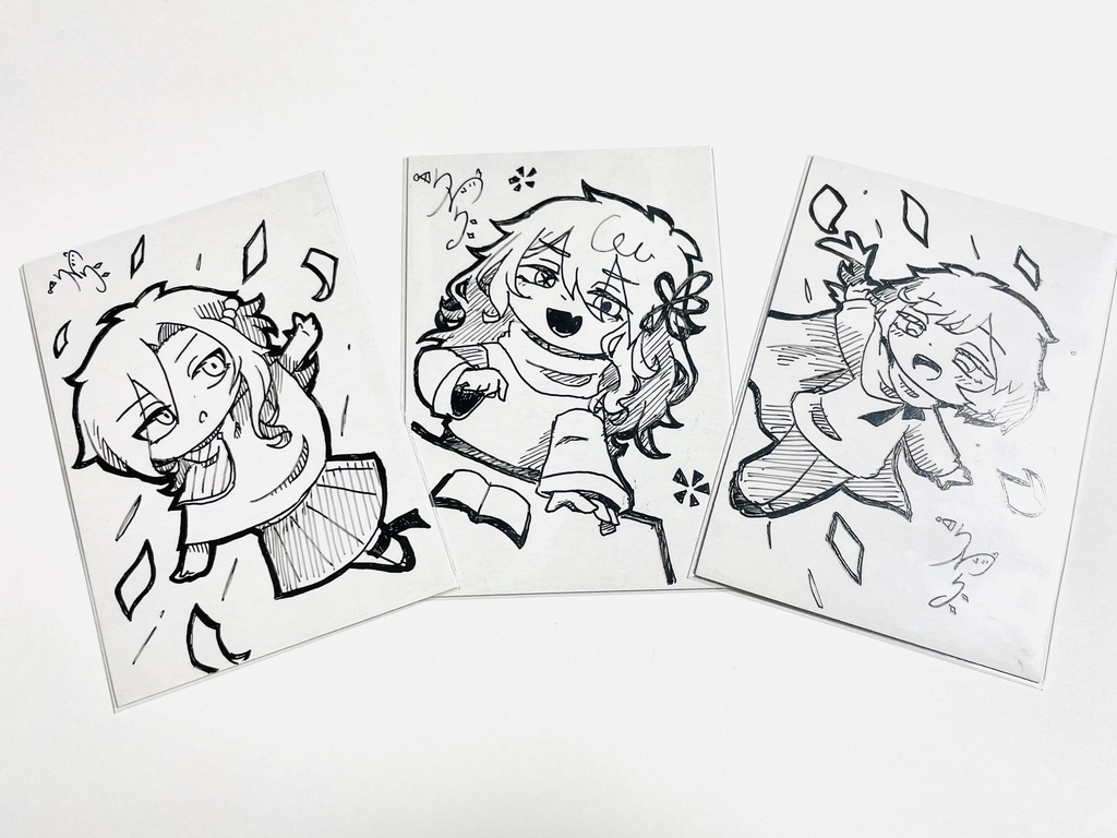 【イラスト】ドローイングカード - ドラドロ -