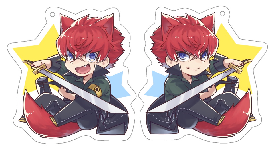 けも皆ヅキアクリルキーホルダー