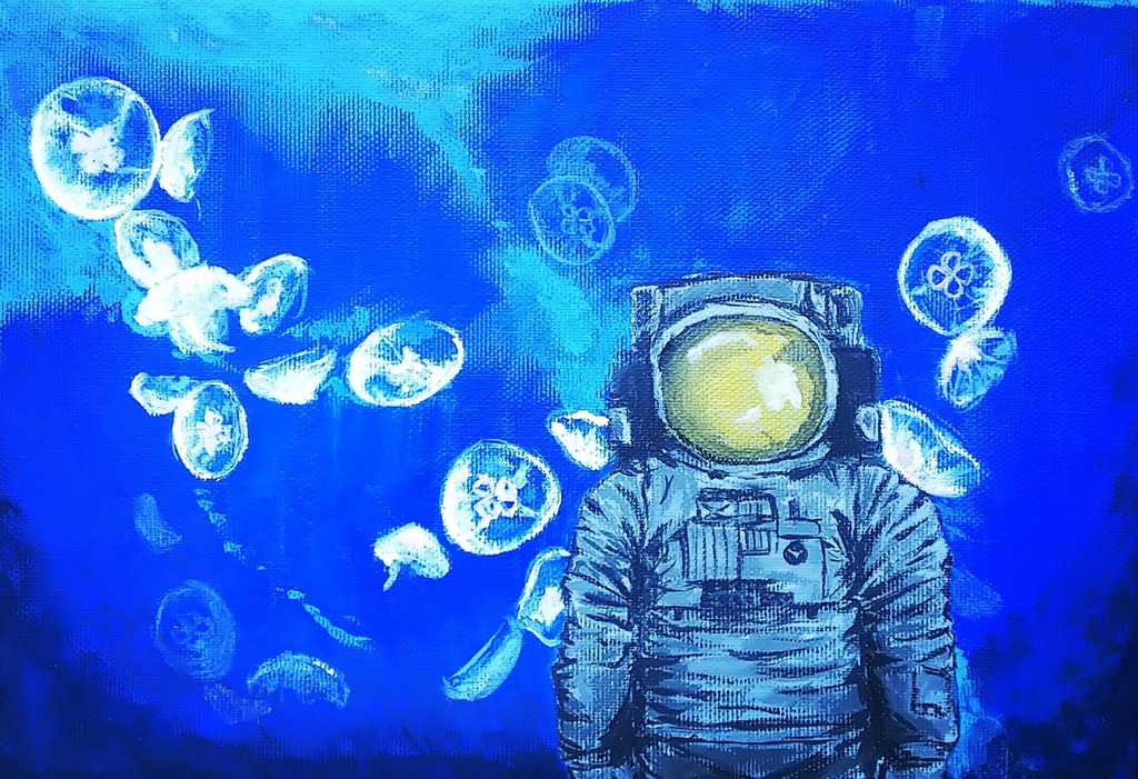 ｢月｣_キャンバスアート_原画