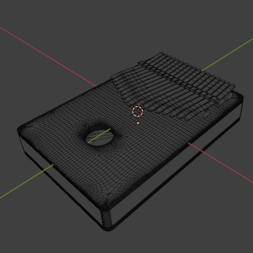 【3Dモデル】カリンバ