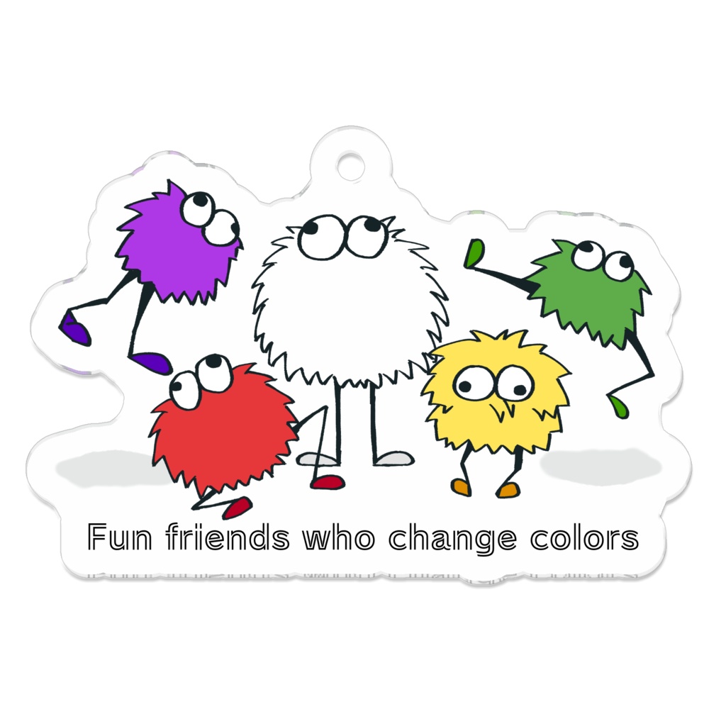 Fun friends who change colors
