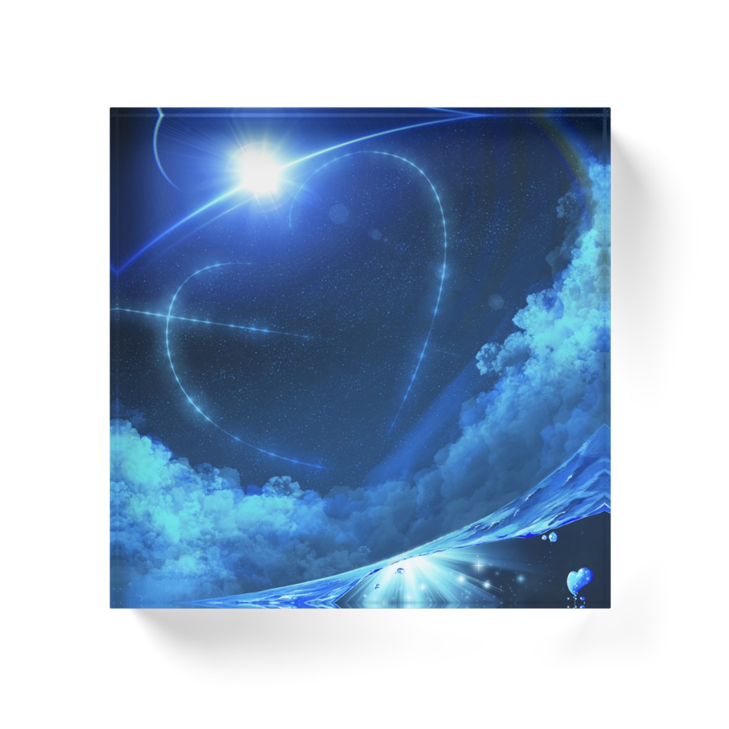 【アクリルブロック】ペーパーウェイト01