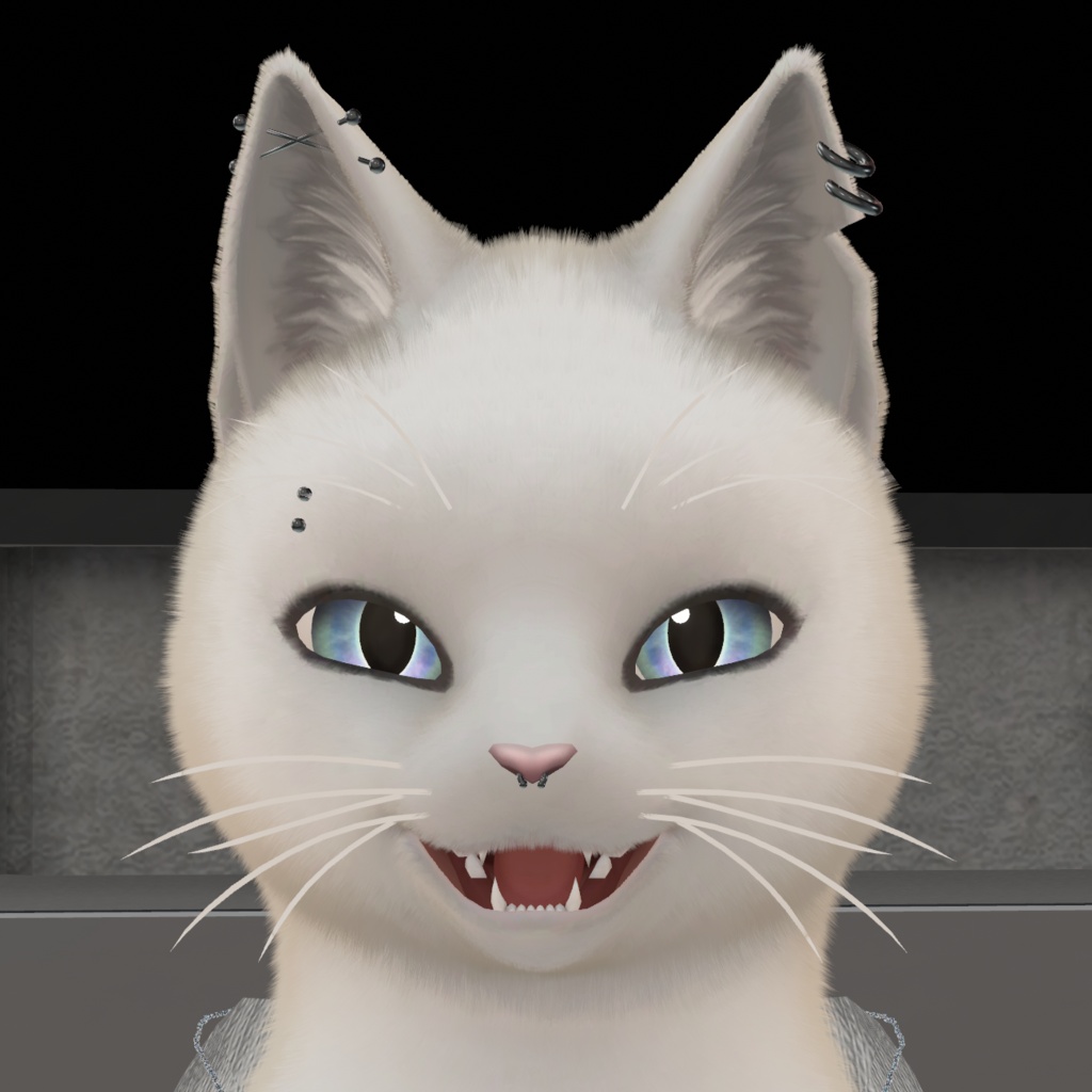 【無料版あり】にゃにゃまるピアス^ᴗ ̫ ᴗ^✨️