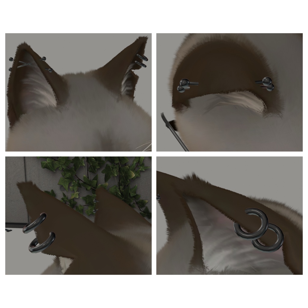 【無料版あり】にゃにゃまるピアス^ᴗ ̫ ᴗ^✨️