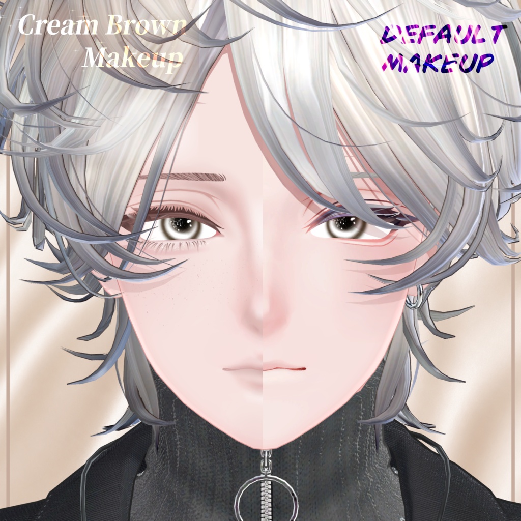 【斑霞対応】🤎Cream Brown Makeup🤎