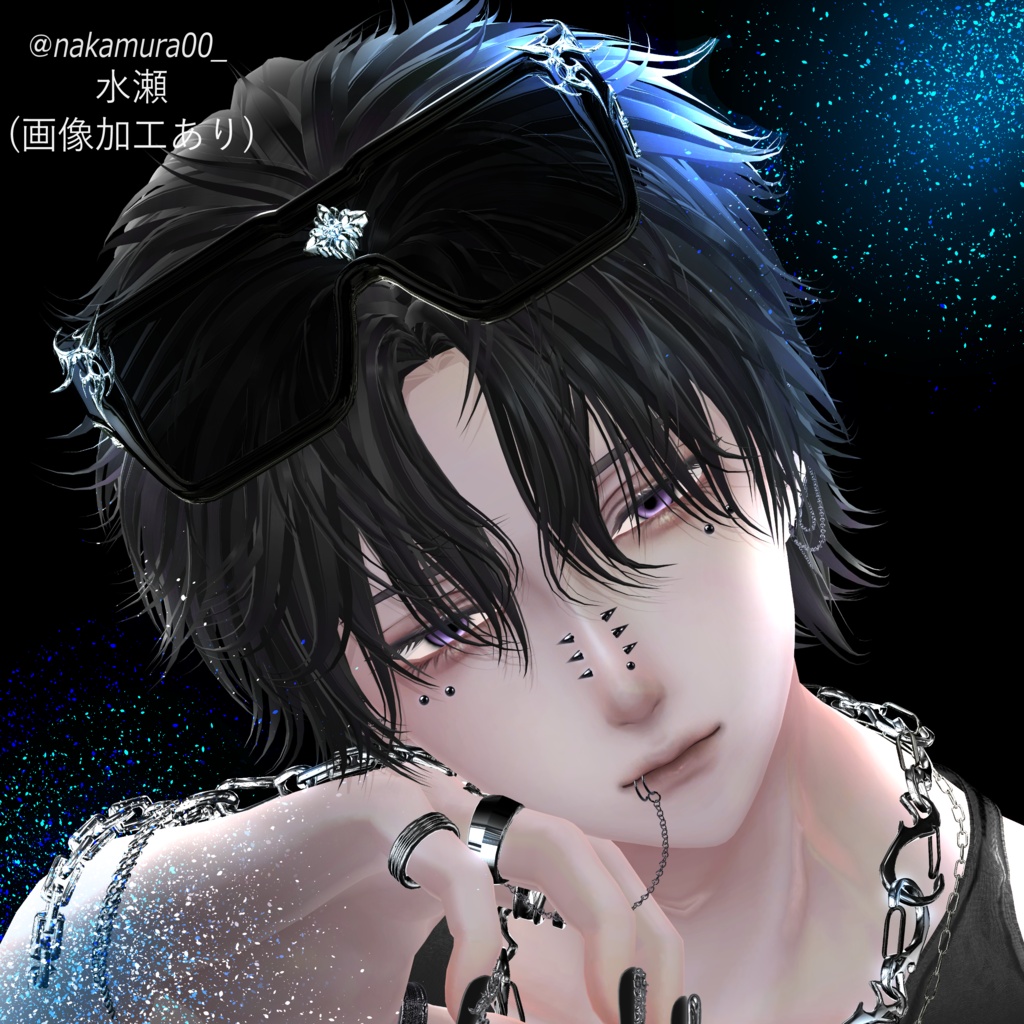 【9アバター対応】Aqua Lumi Eyes⚓️